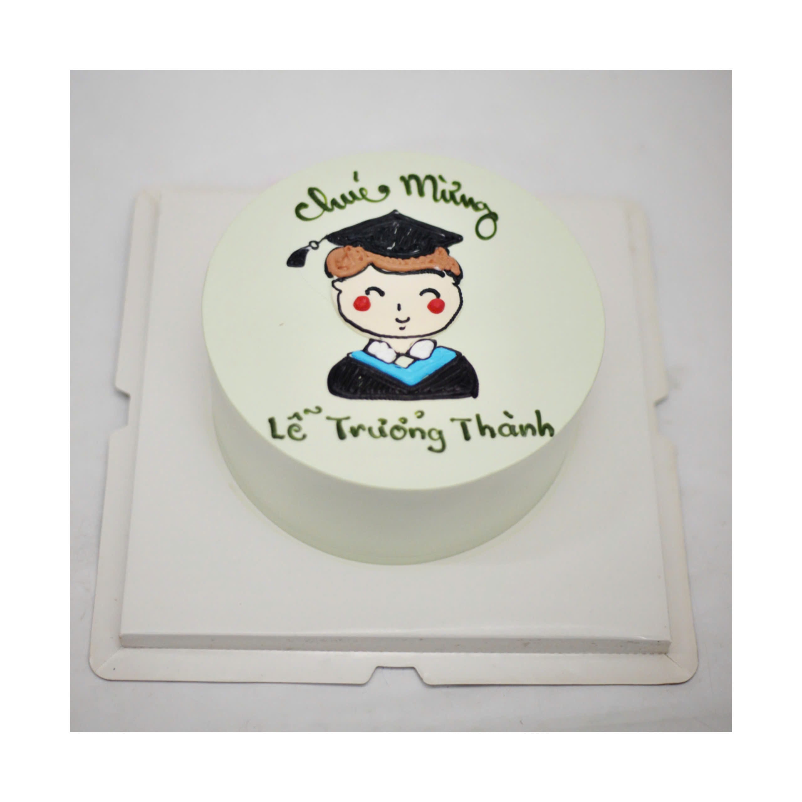 Bánh kem chúc mừng lễ tốt nghiệp trưởng thành