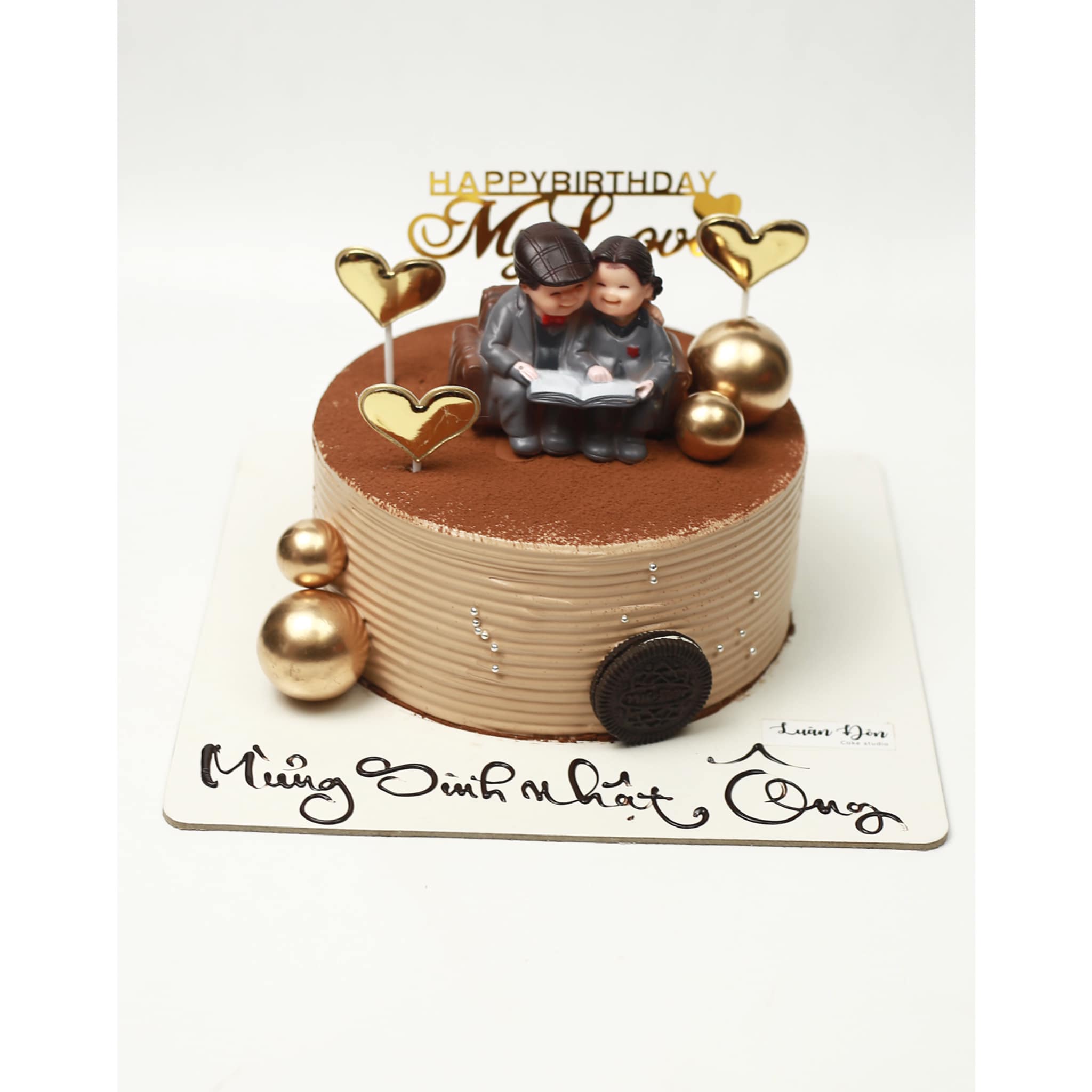Bánh kem Tiramisu tặng ông ý nghĩa
