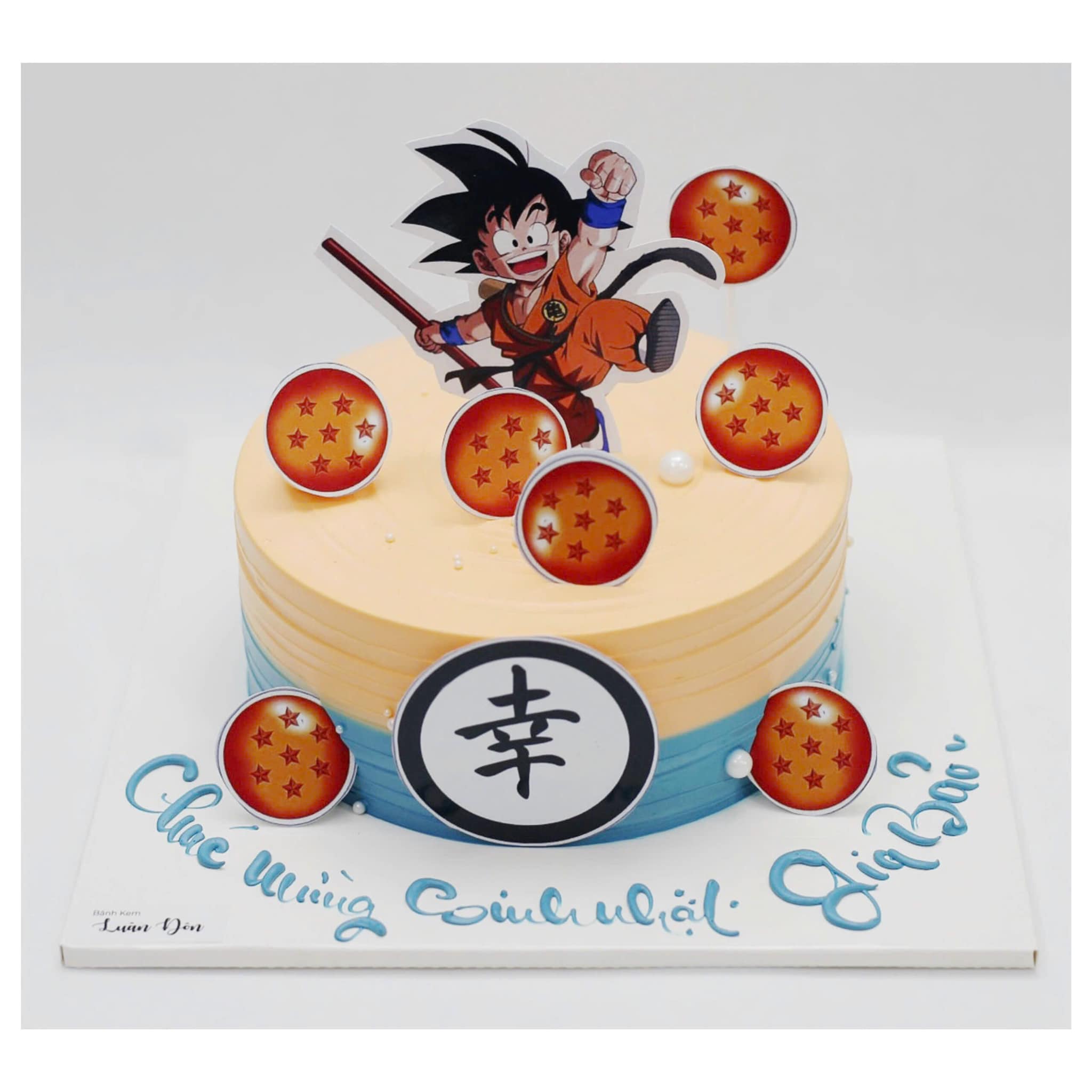 Bánh kem Songoku và những viên ngọc rồng