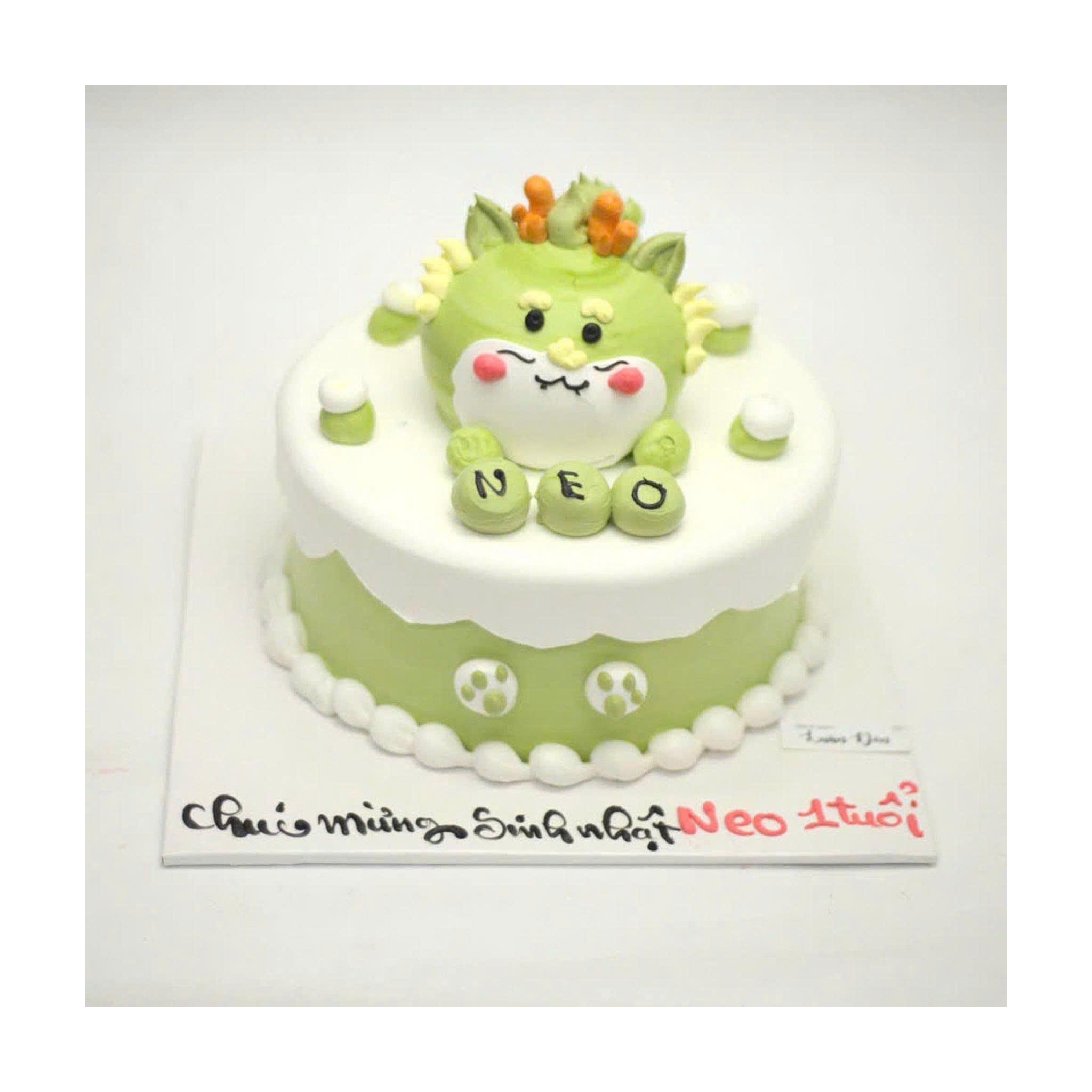 Bánh rồng xanh đáng yêu