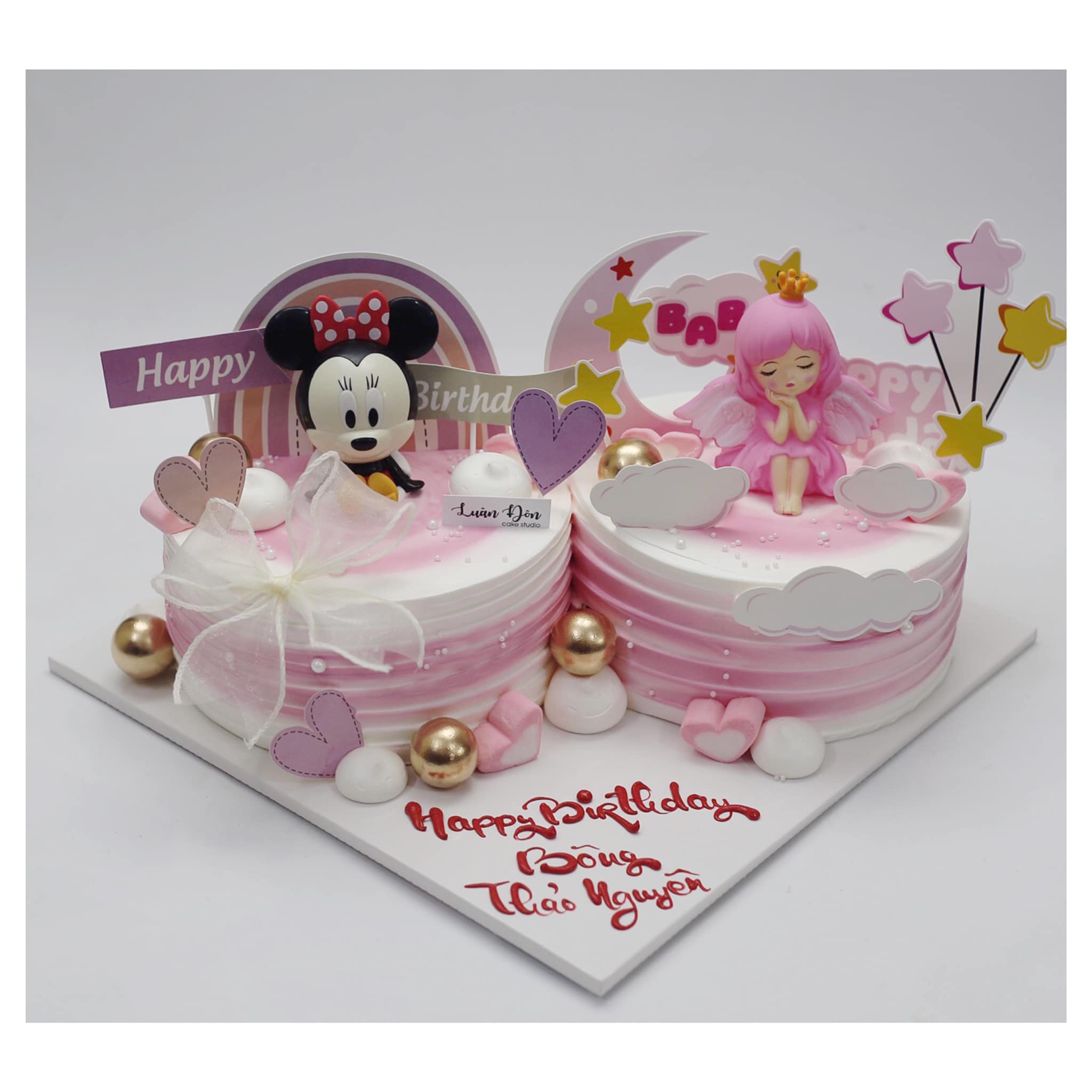 Set bánh đôi Minnie và thiên thần nhỏ