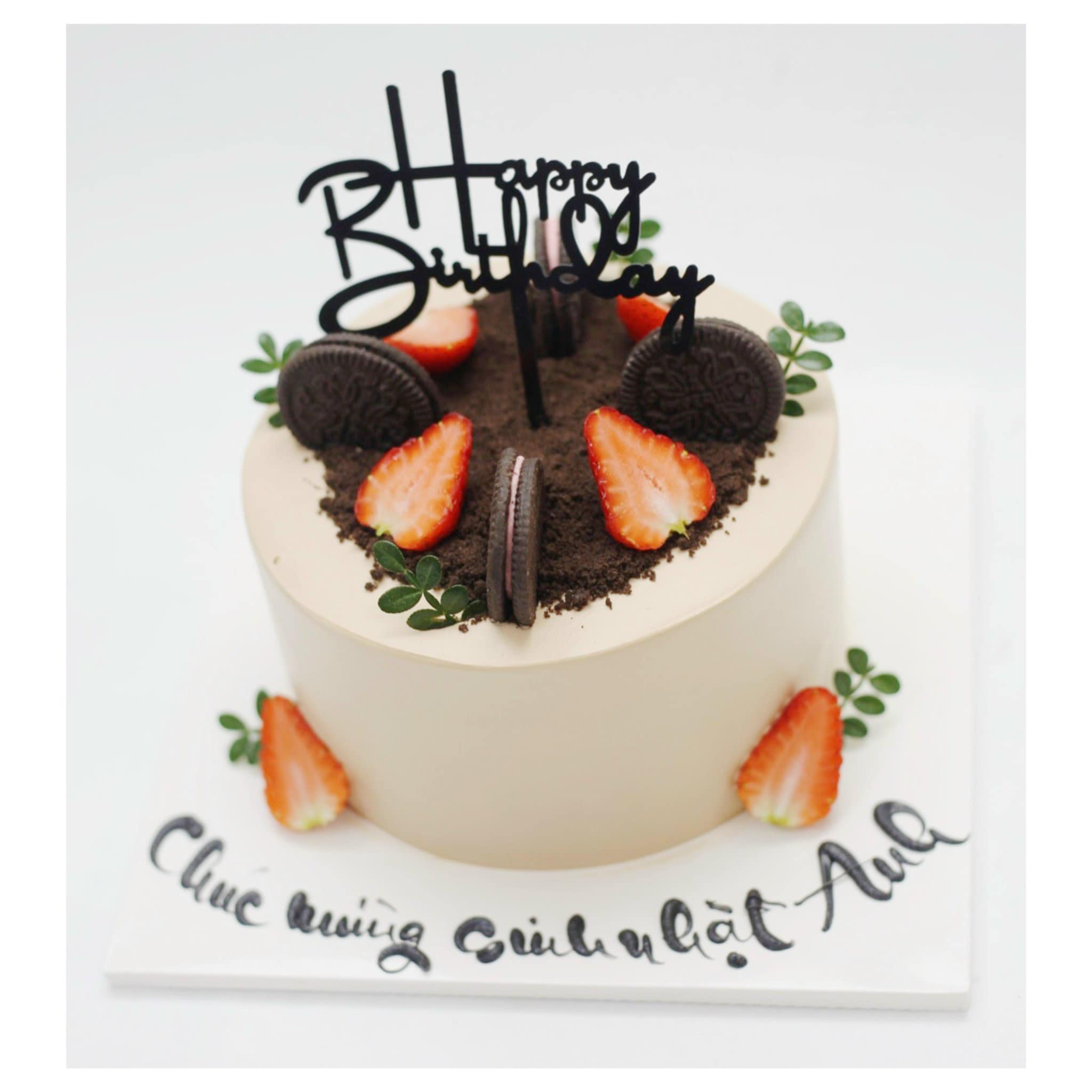 Bánh kem Oreo dâu tây hiện đại
