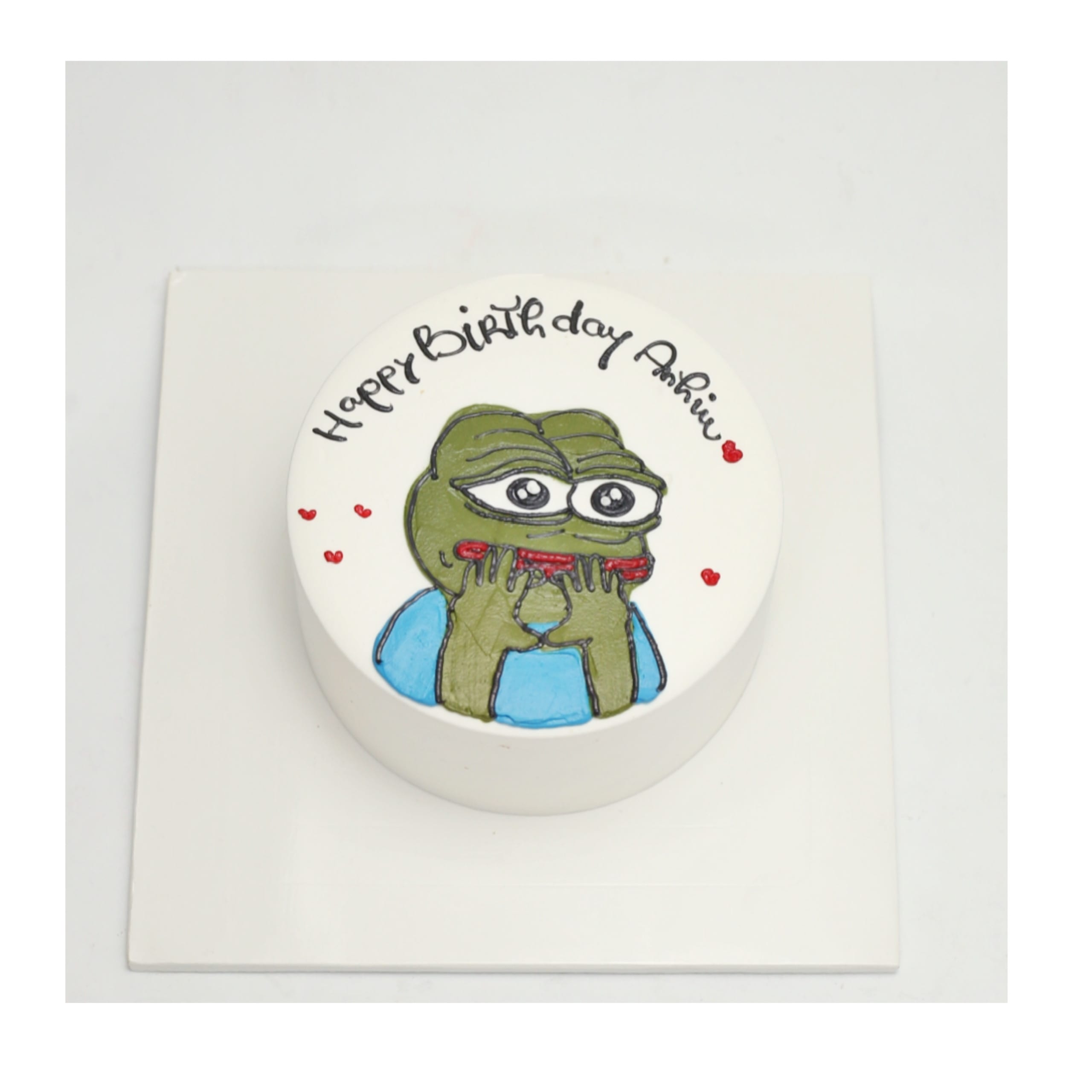 Bánh sinh nhật hình Pepe the Frog hài hước