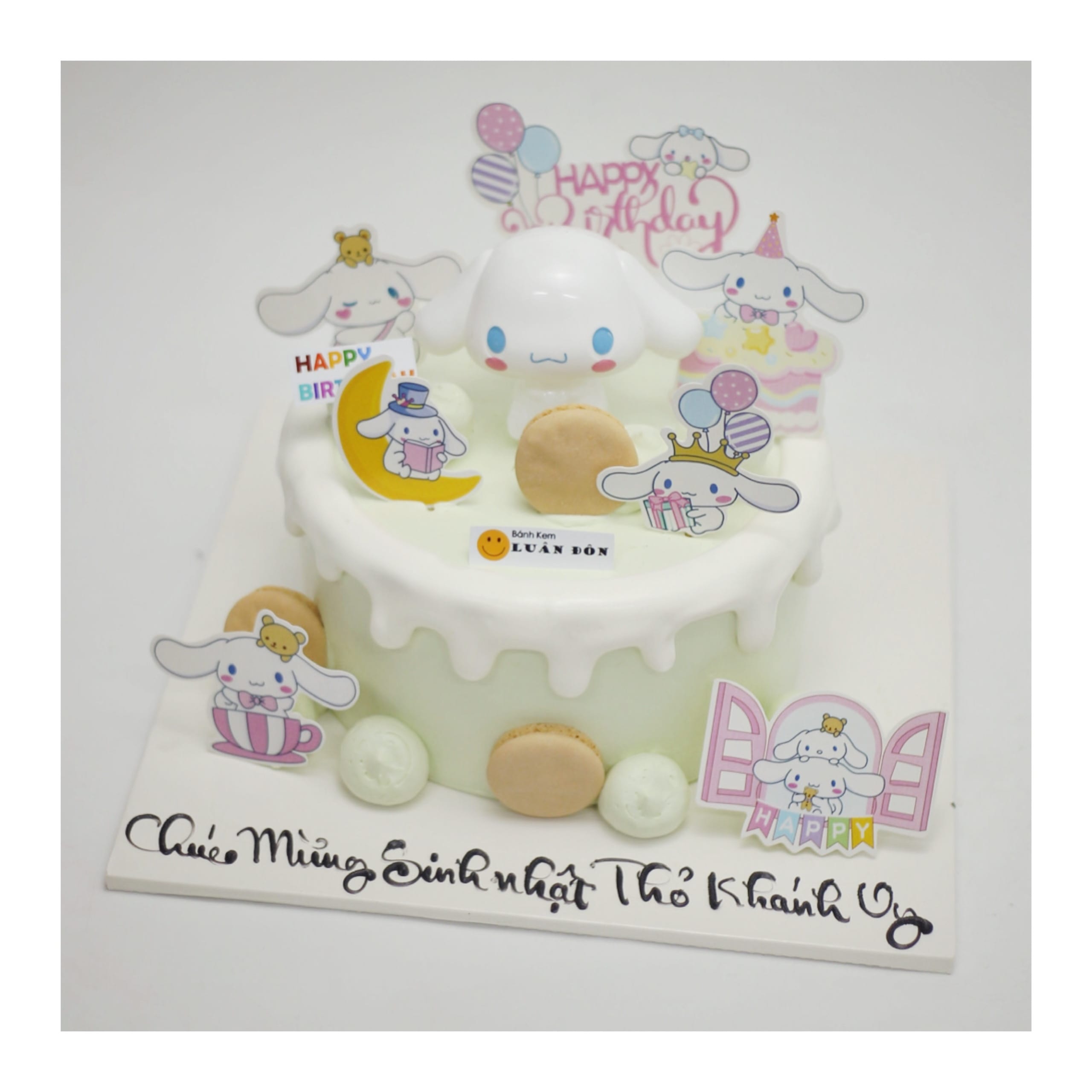 Bánh kem chủ đề nhân vật Cinnamoroll đáng yêu