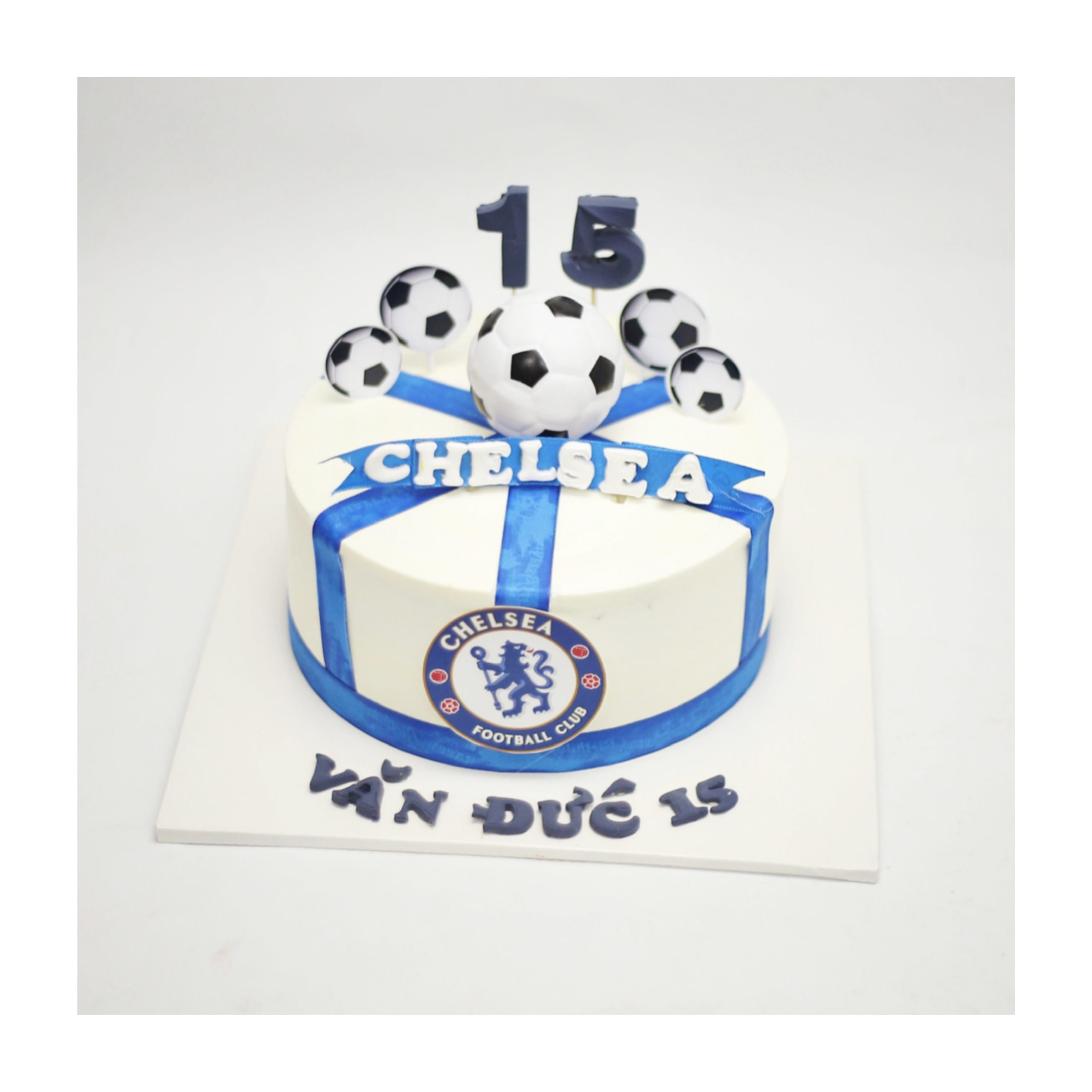 Bánh kem chủ đề câu lạc bộ bóng đá Chelsea