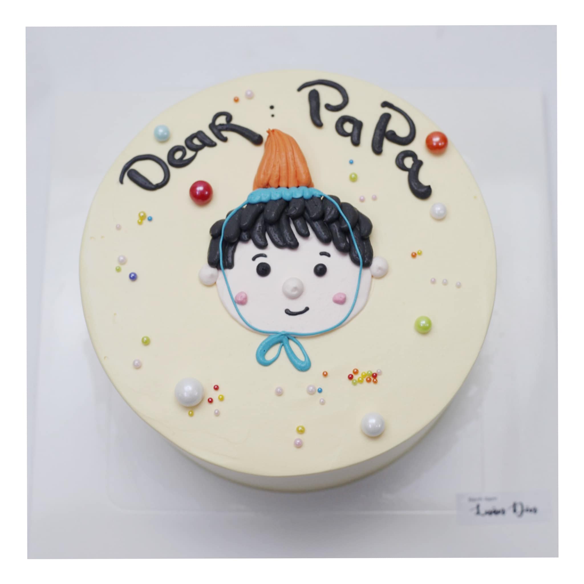 Bánh kem Dear Papa bé trai đáng yêu