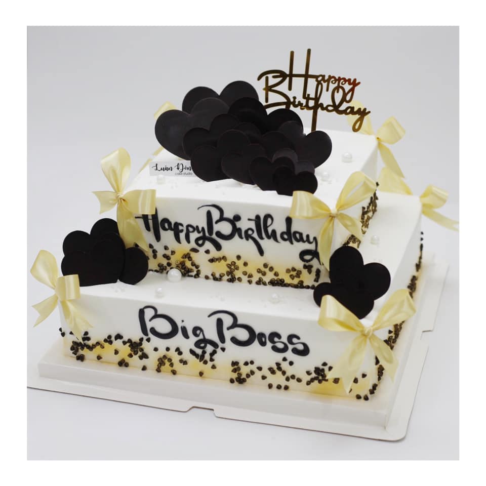 Bánh kem hai tầng Big Boss sang trọng
