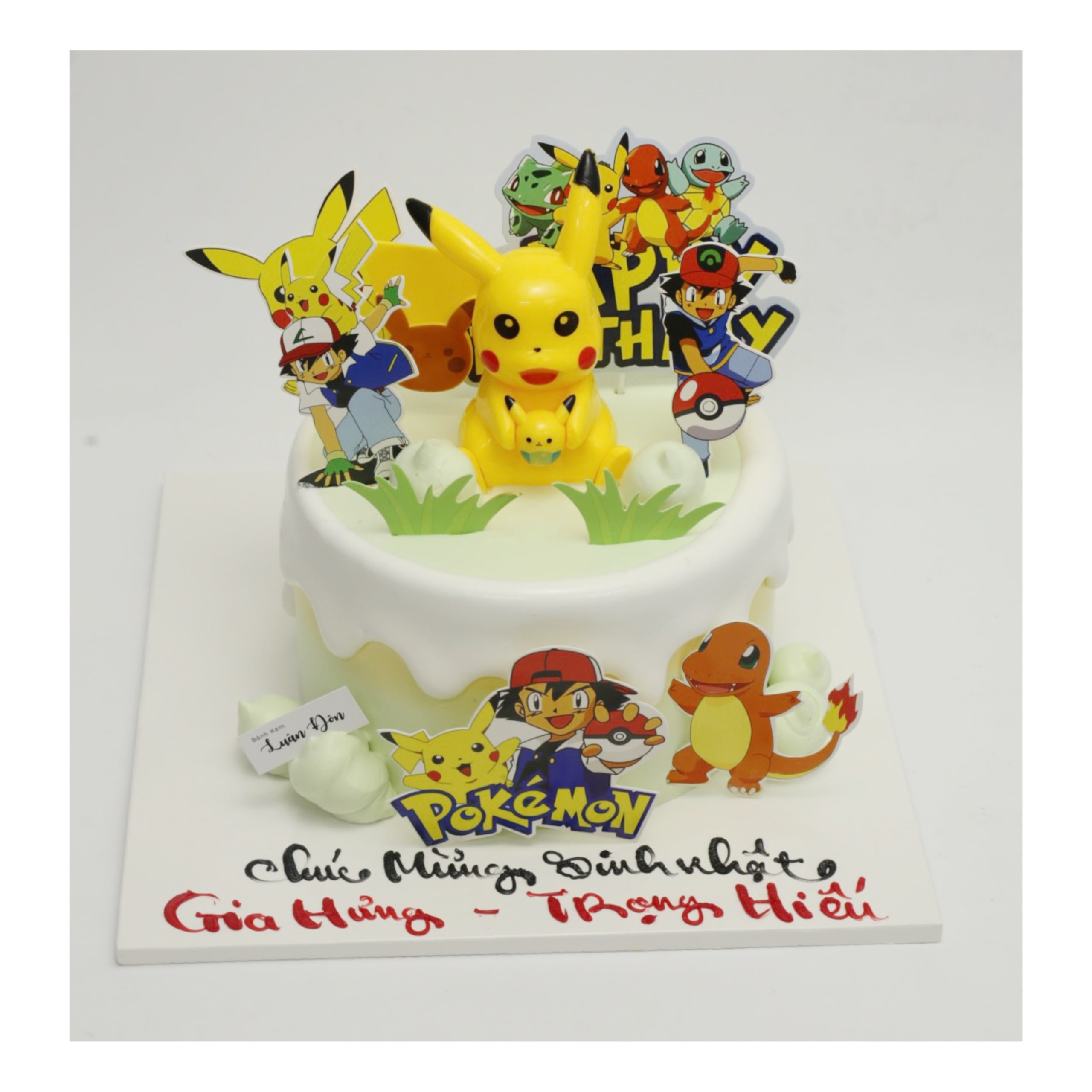 Bánh kem Pokemon Pikachu đáng yêu cho bé
