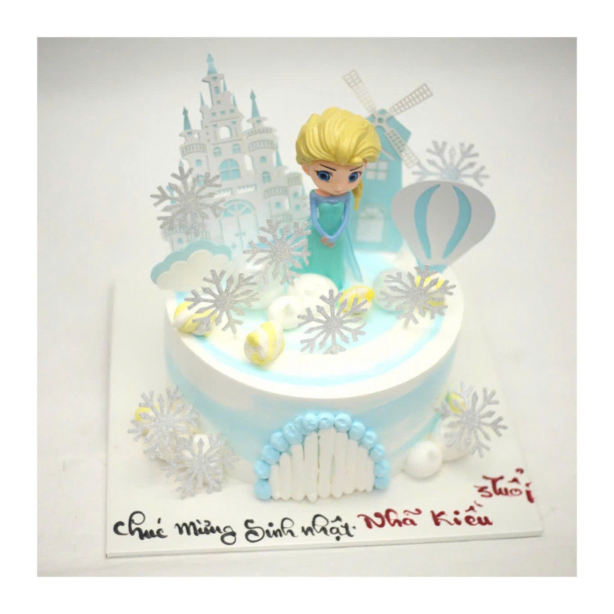 Bánh kem Elsa chủ đề Frozen