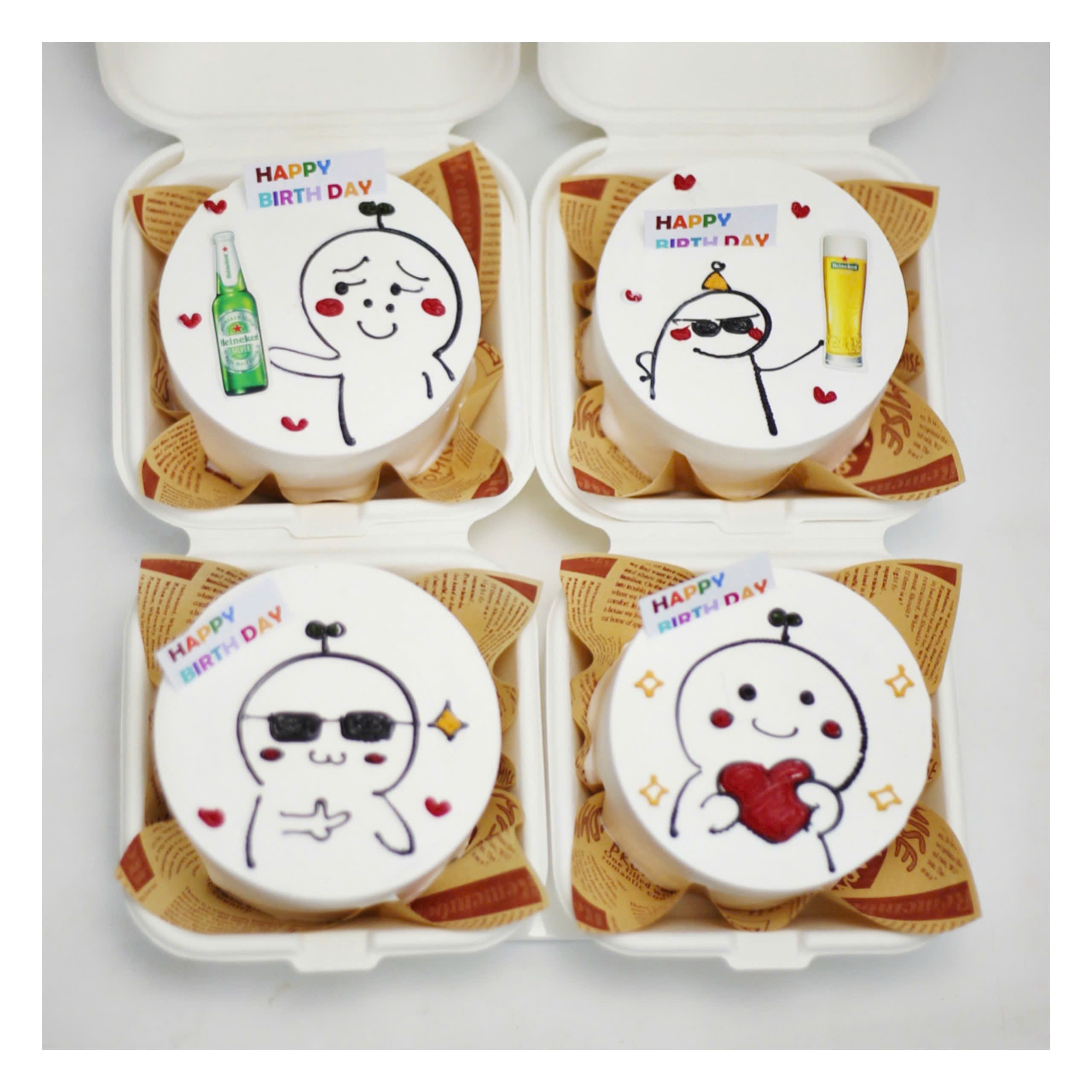 Set bánh mini bia vui nhộn