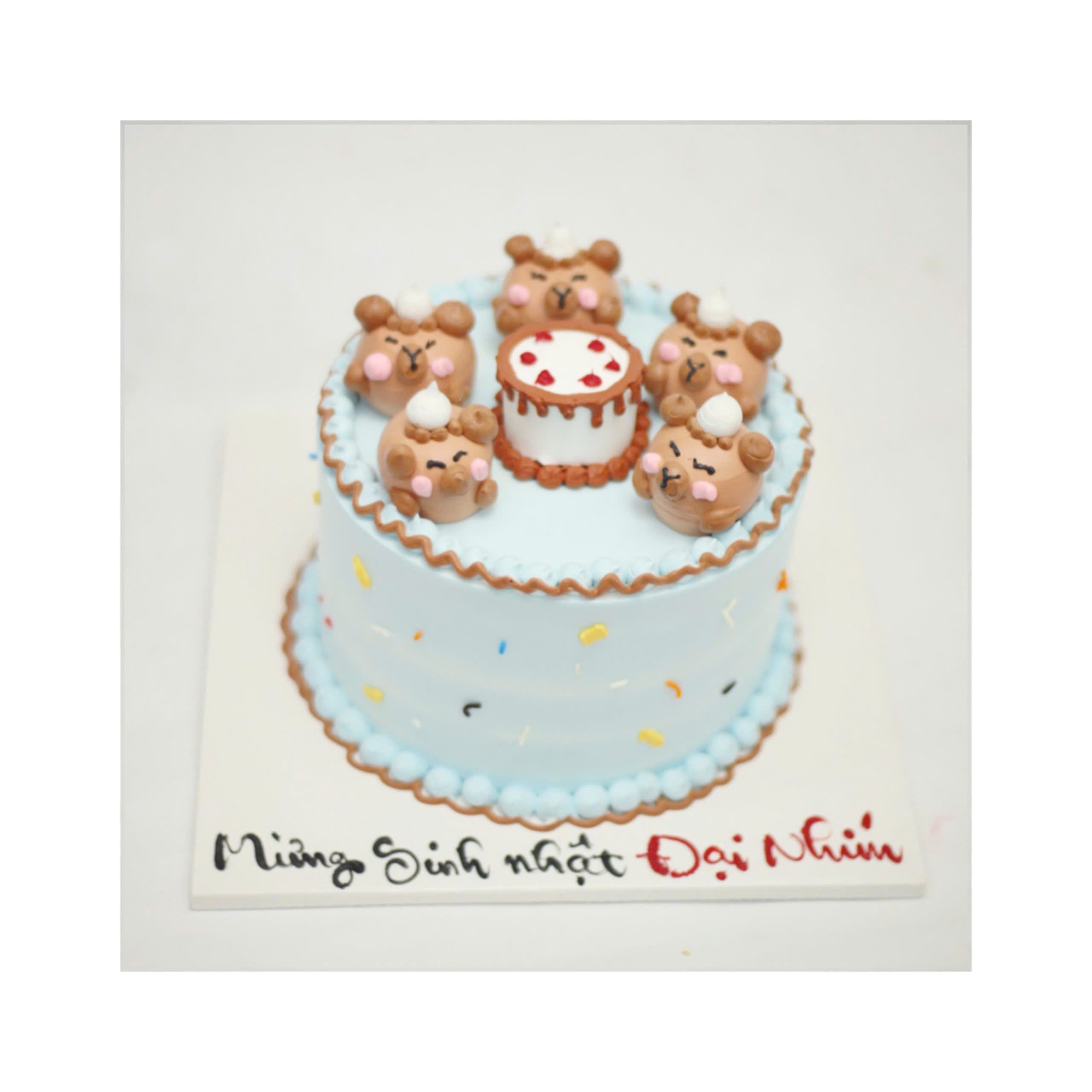 Bánh Gấu Nâu Mini Dễ Thương
