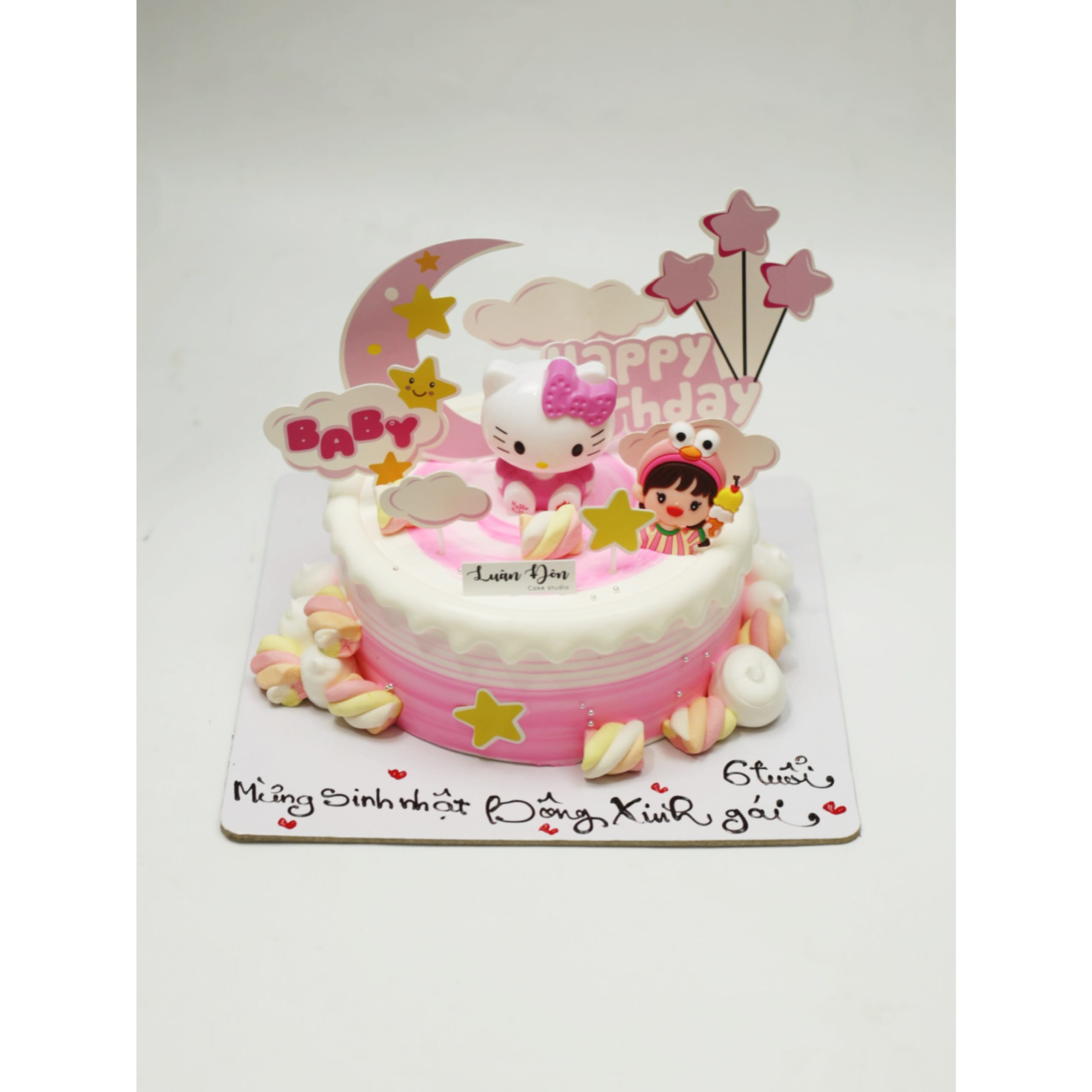 Bánh sinh nhật Hello Kitty cho bé gái