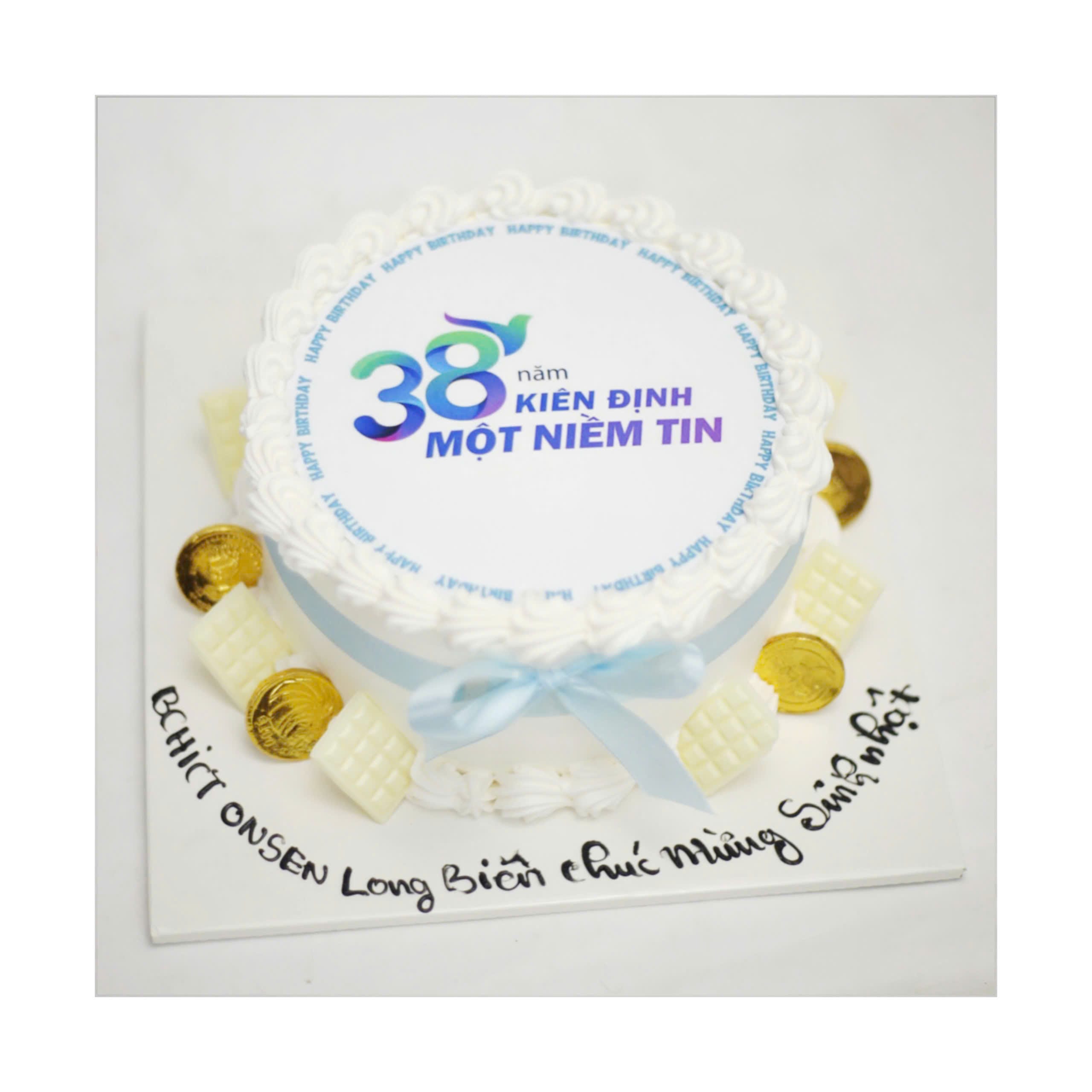 Bánh kem sự kiện kỷ niệm 38 năm