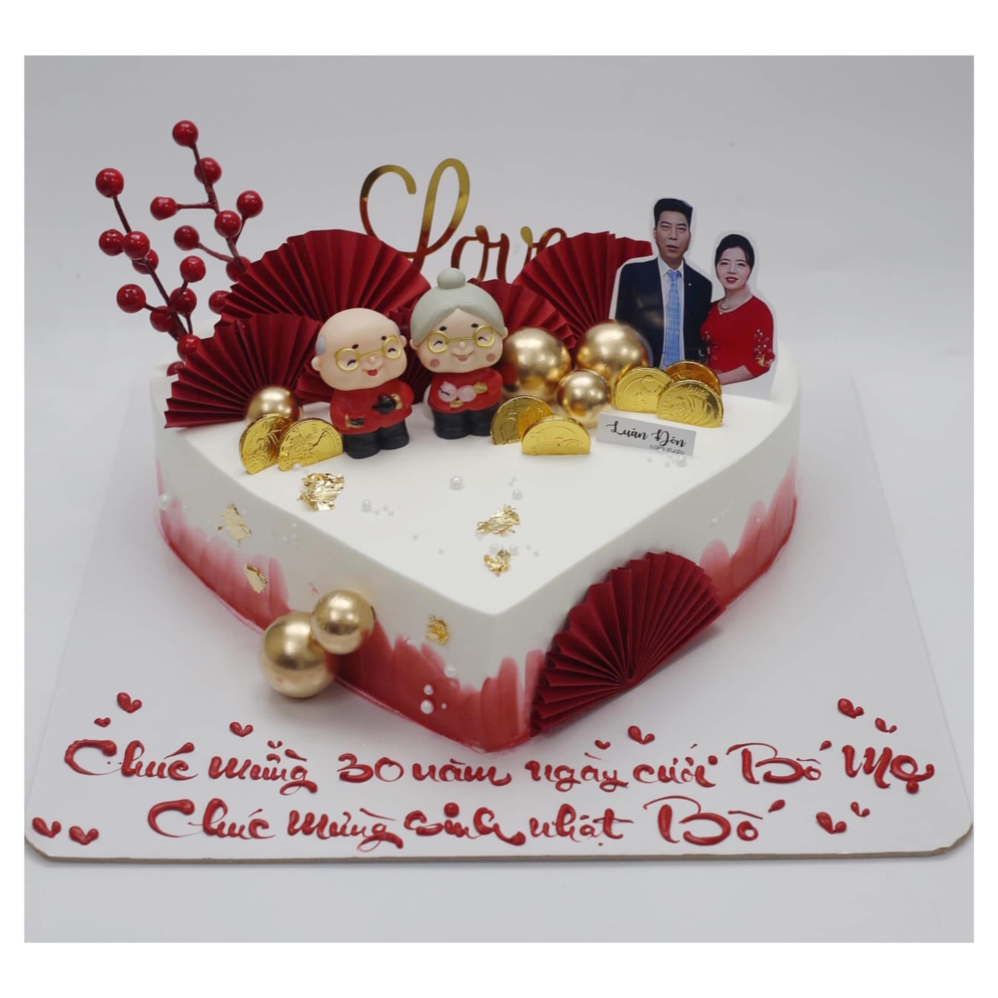 Bánh kỷ niệm 30 năm ngày cưới