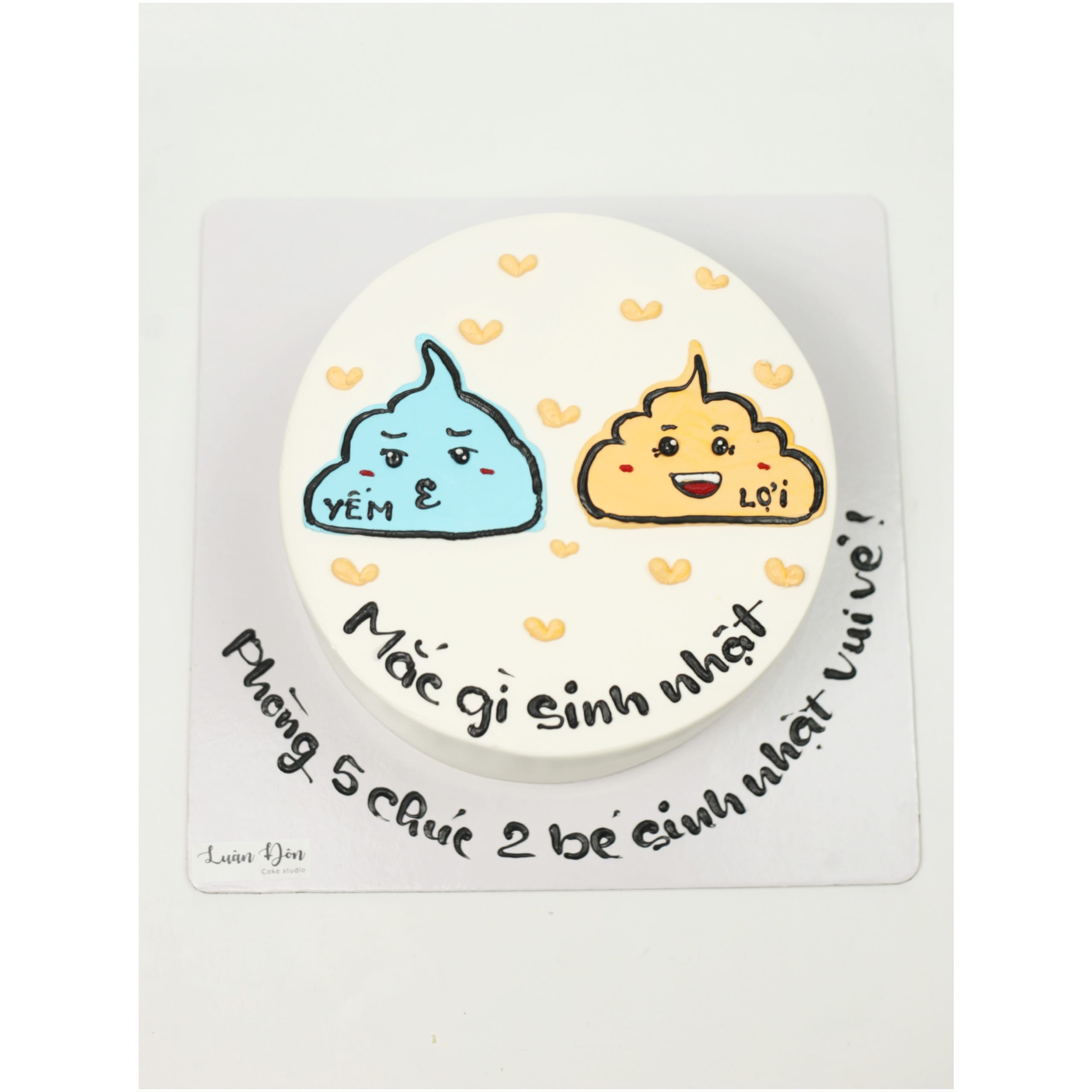 Bánh kem Bento hài hước tặng bạn thân