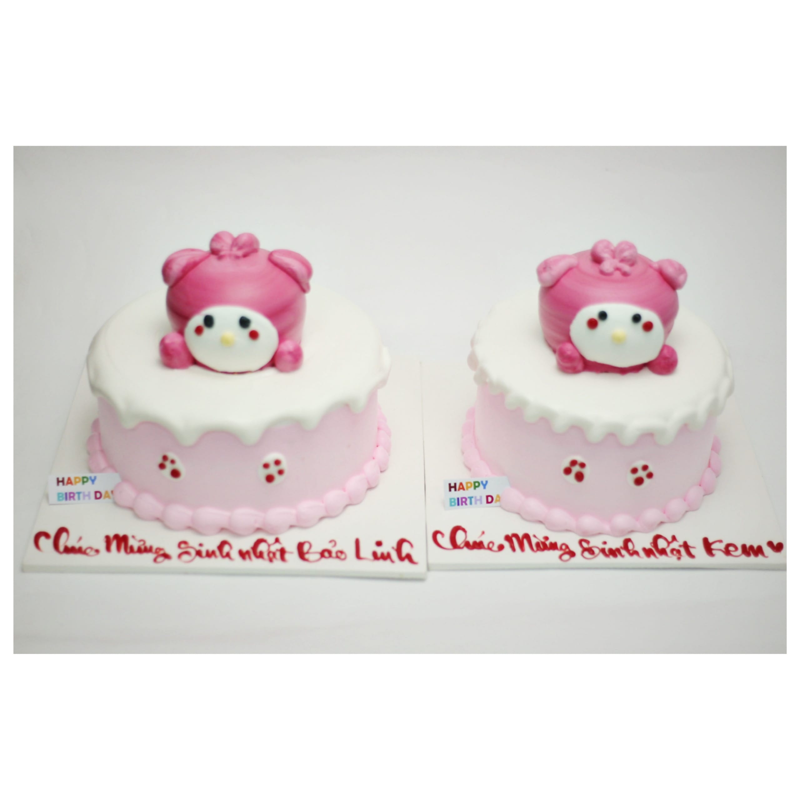 Bánh kem hình gấu hồng My Melody ngọt ngào