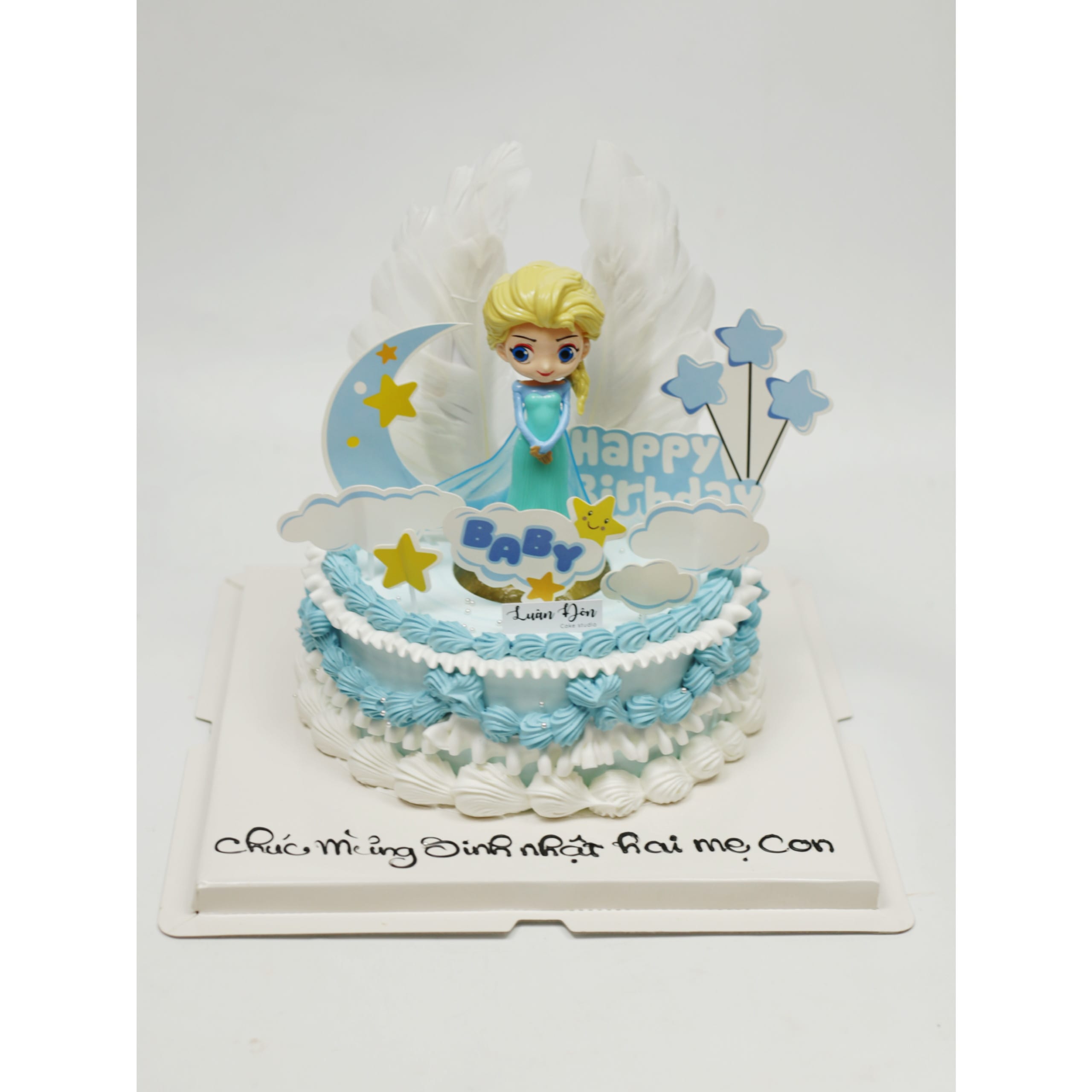 Bánh Thiên Thần Chủ Đề Elsa
