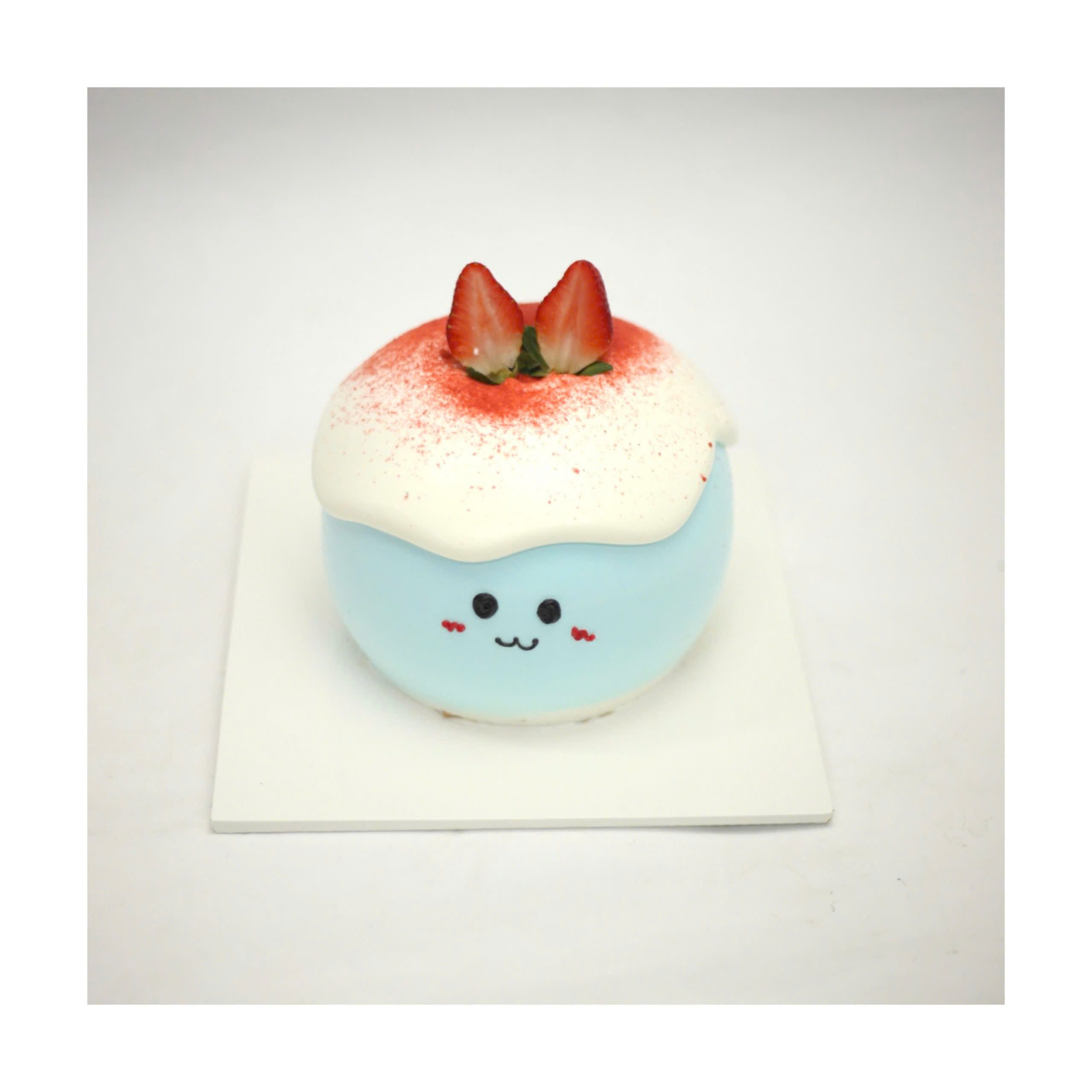 Bento dâu kem xanh
