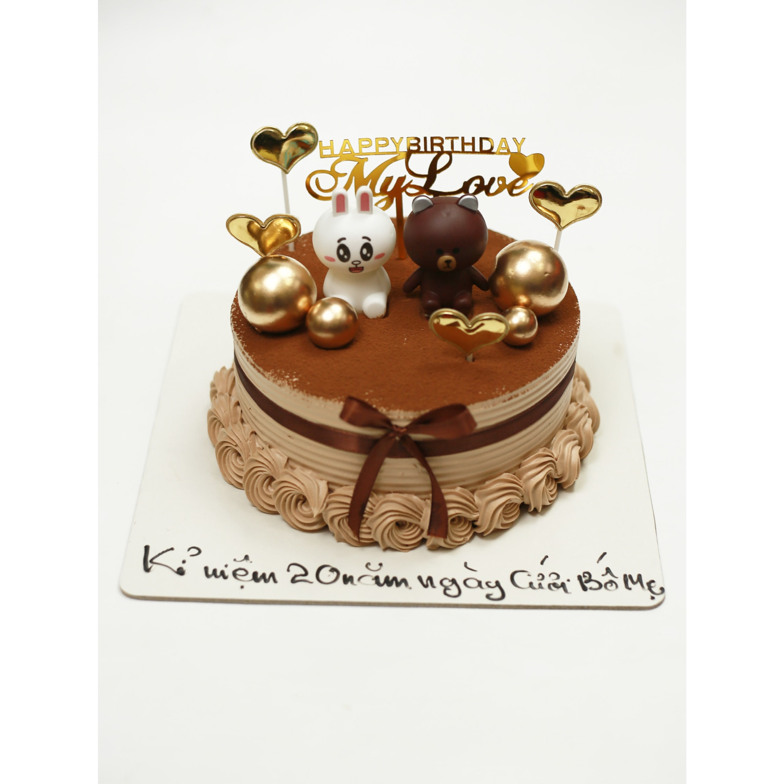 Bánh tiramisu kỷ niệm 20 năm ngày cưới