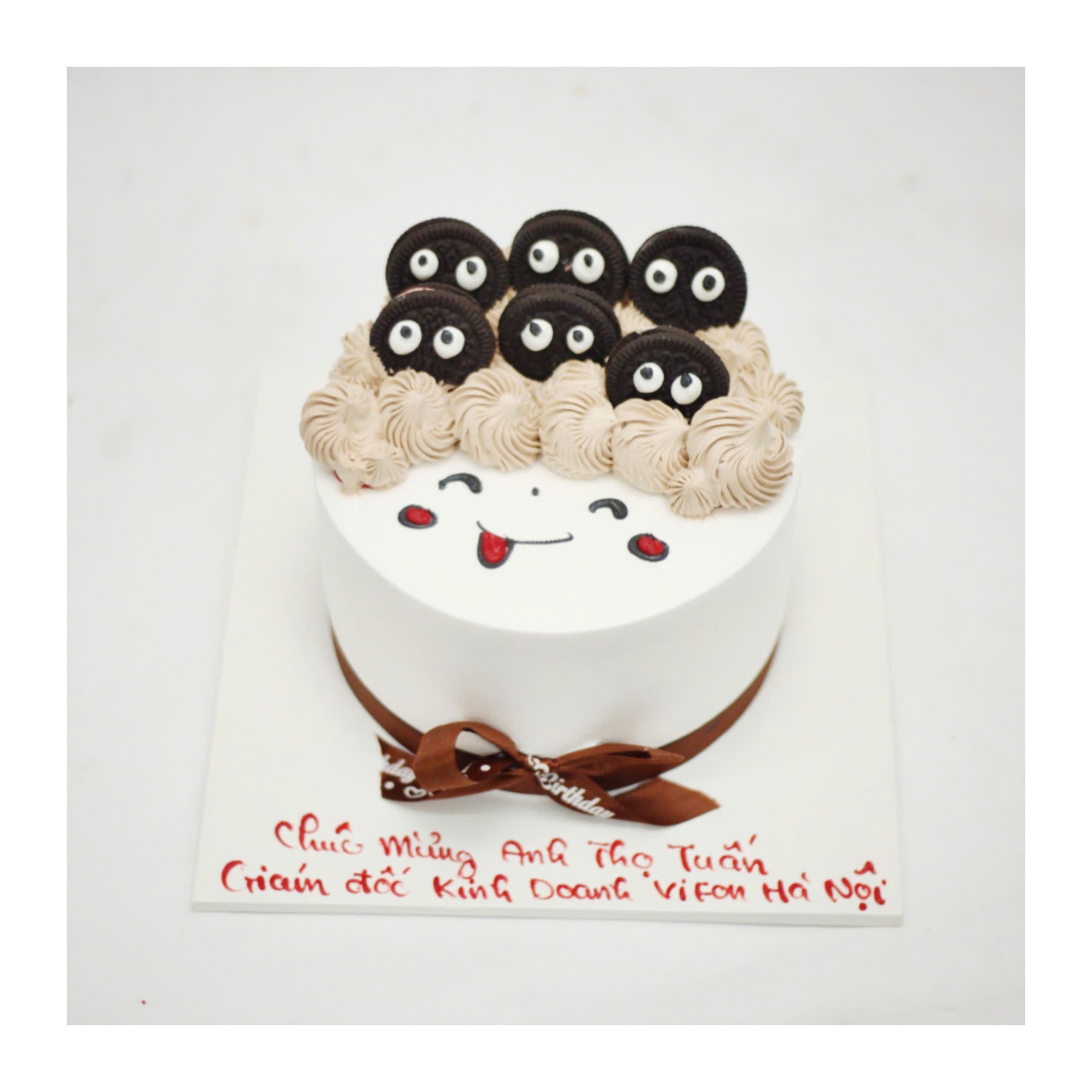 Bánh kem Oreo mặt cười ngộ nghĩnh