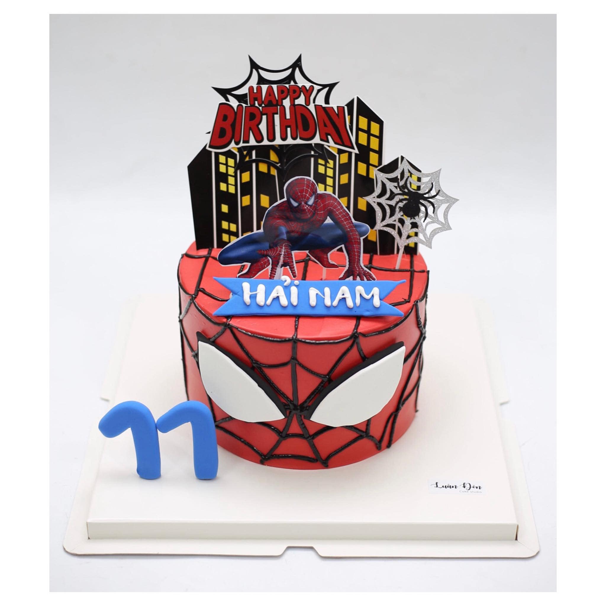 Bánh kem siêu anh hùng Người Nhện Spider-Man