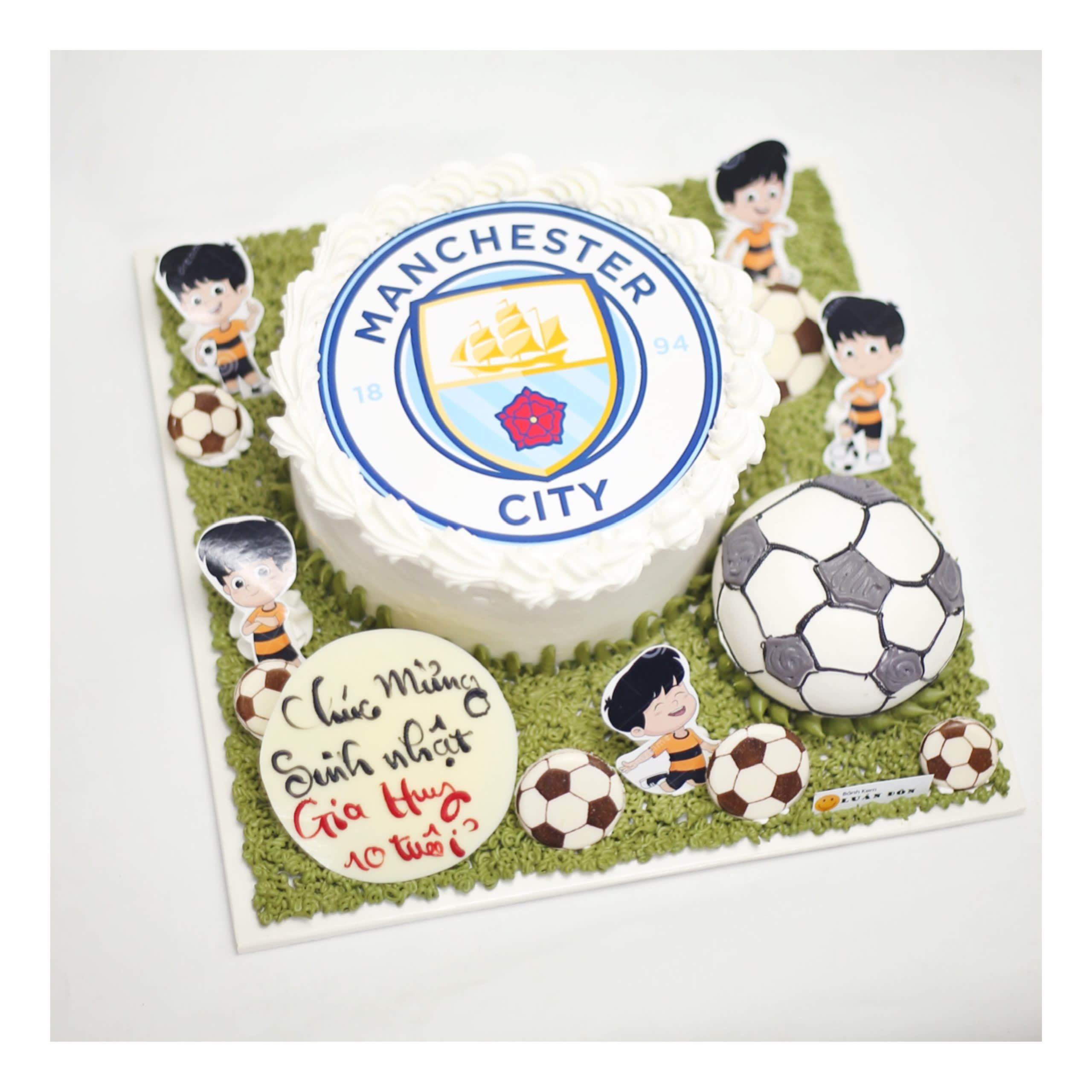 Bánh kem sân cỏ bóng đá Manchester City