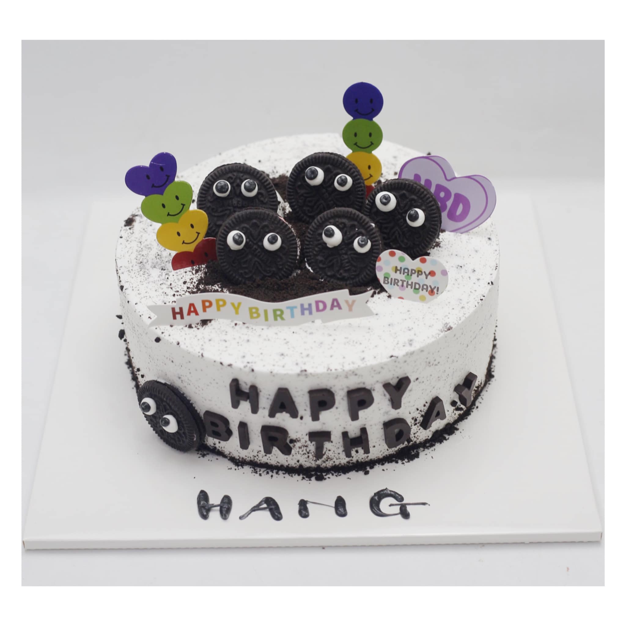 Bánh sinh nhật bánh quy Oreo ngộ nghĩnh