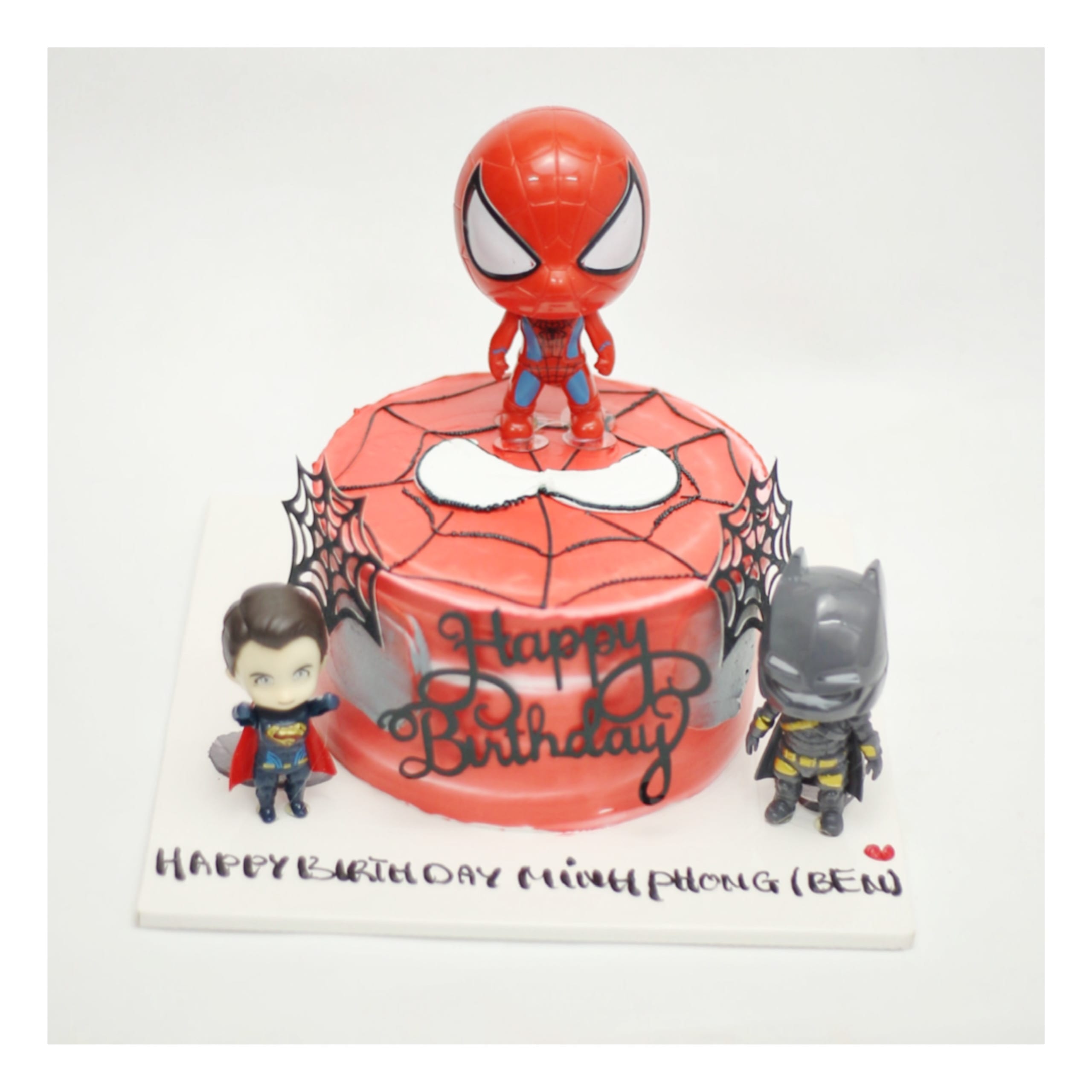 Bánh kem Spider-Man cùng các siêu anh hùng