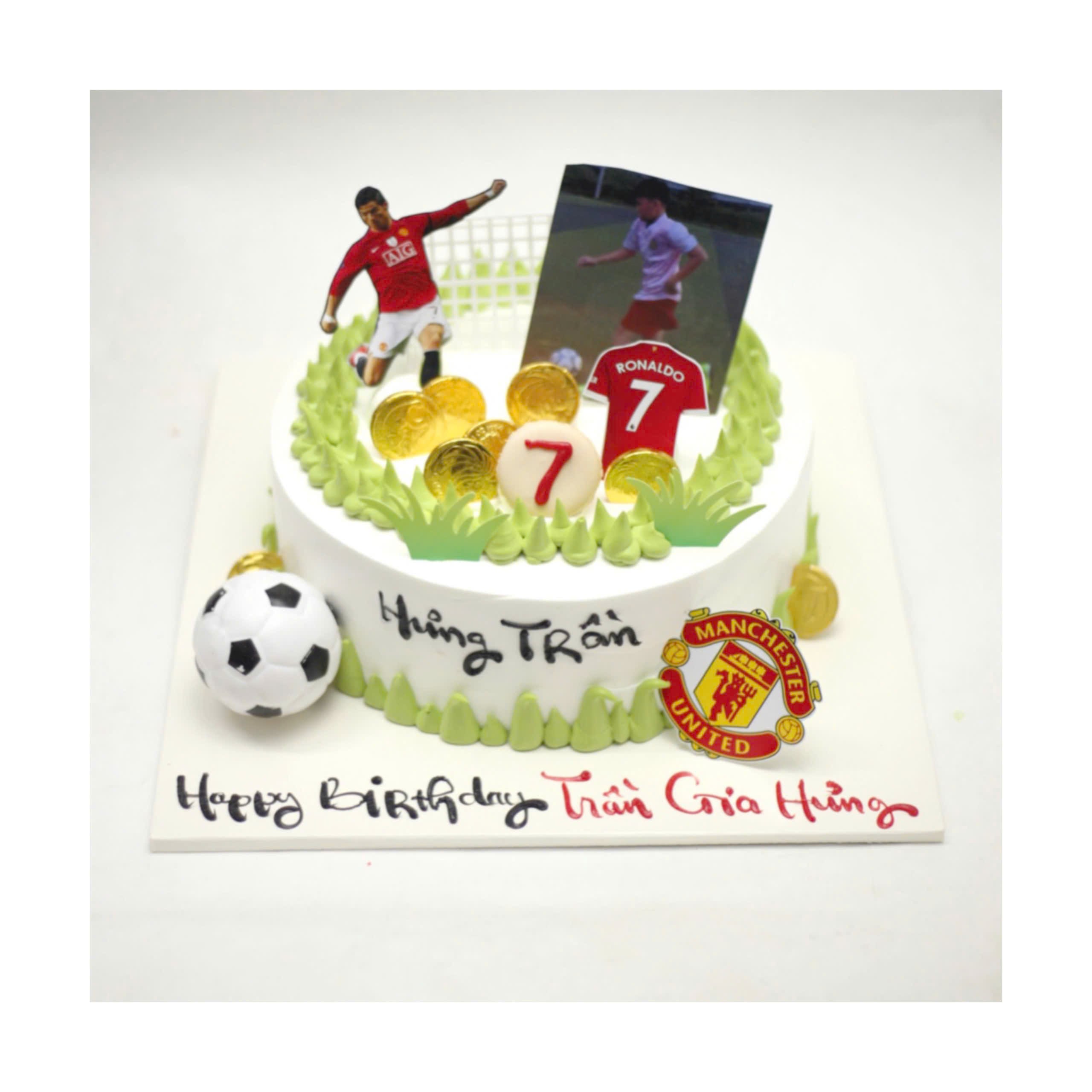 Bánh kem bóng đá chủ đề Manchester United