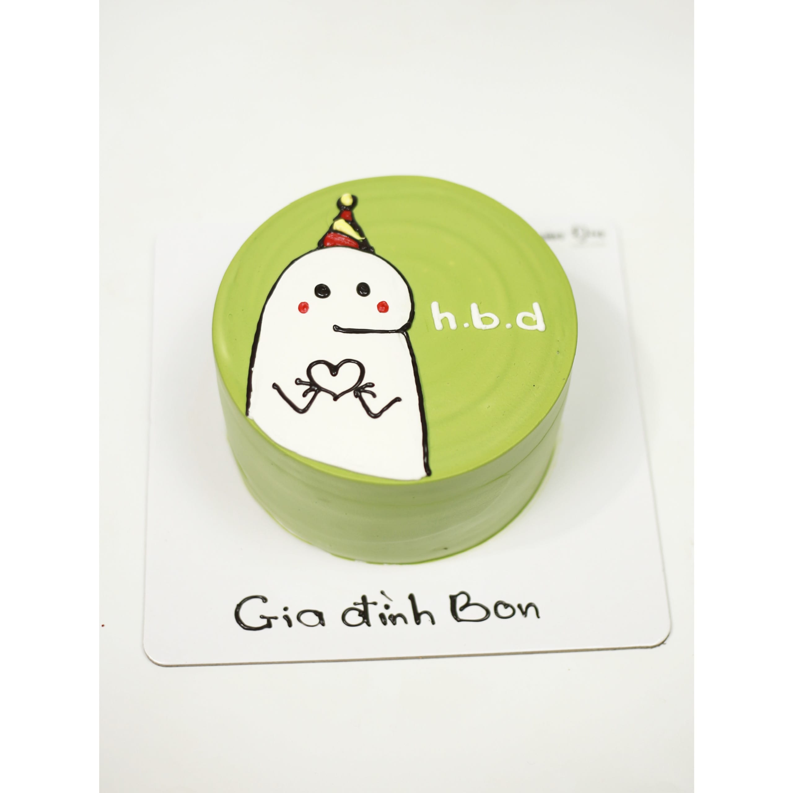 Bánh Bento Cake xanh lá cute