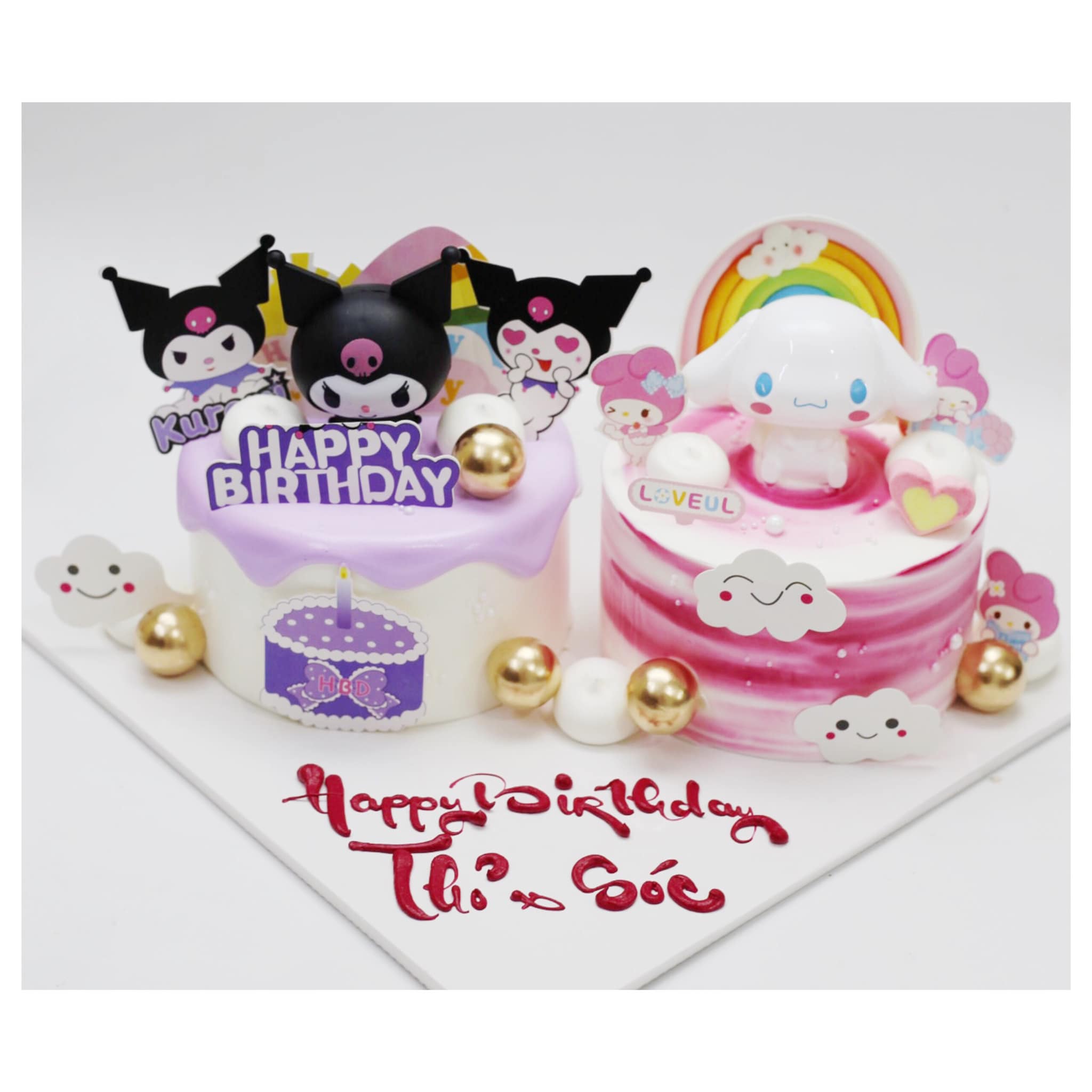 Set bánh đôi Kurumi và Cinnamoroll
