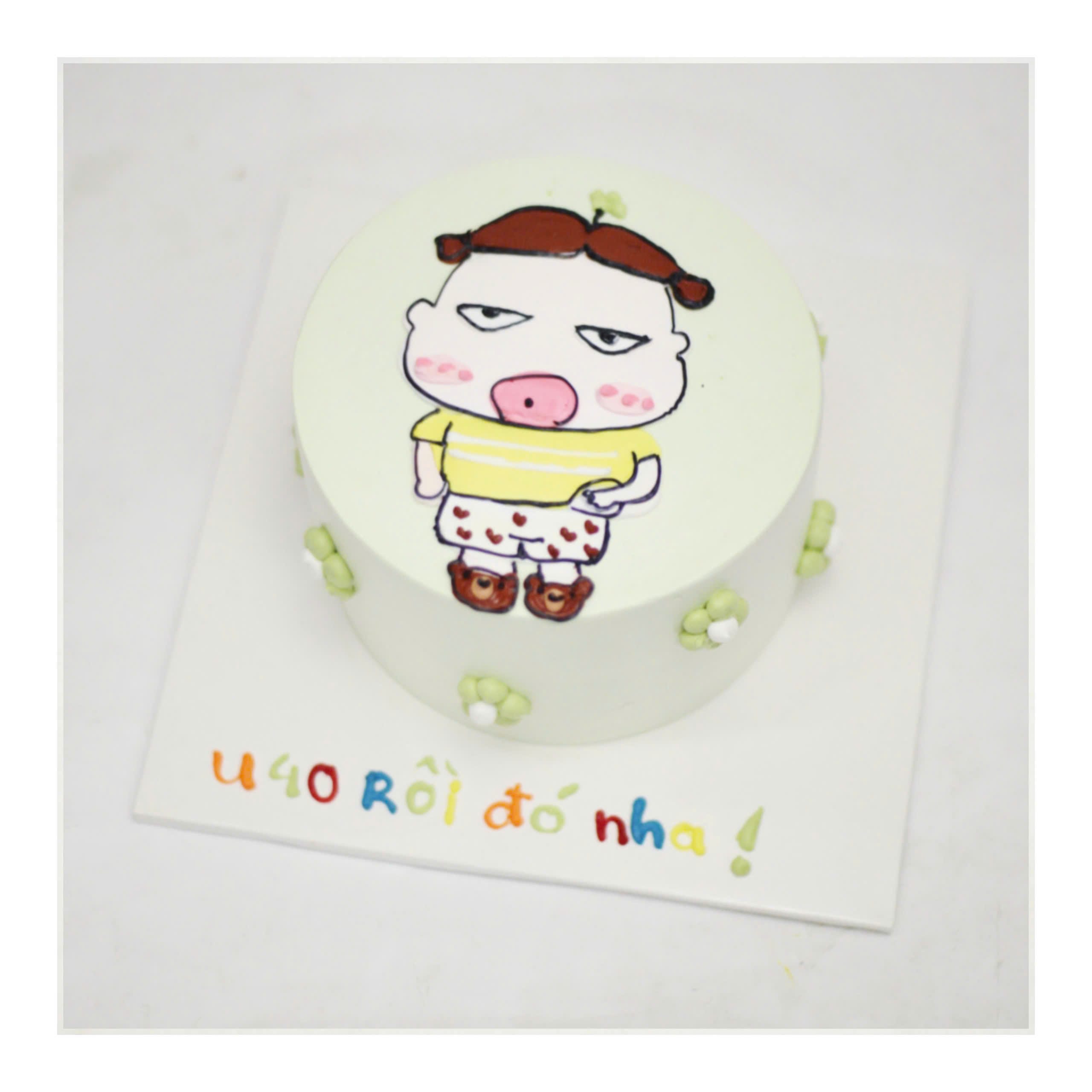 Bánh kem hài hước chủ đề U40