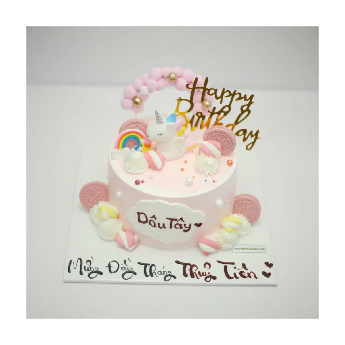Bánh kem Unicorn mừng đầy tháng bé