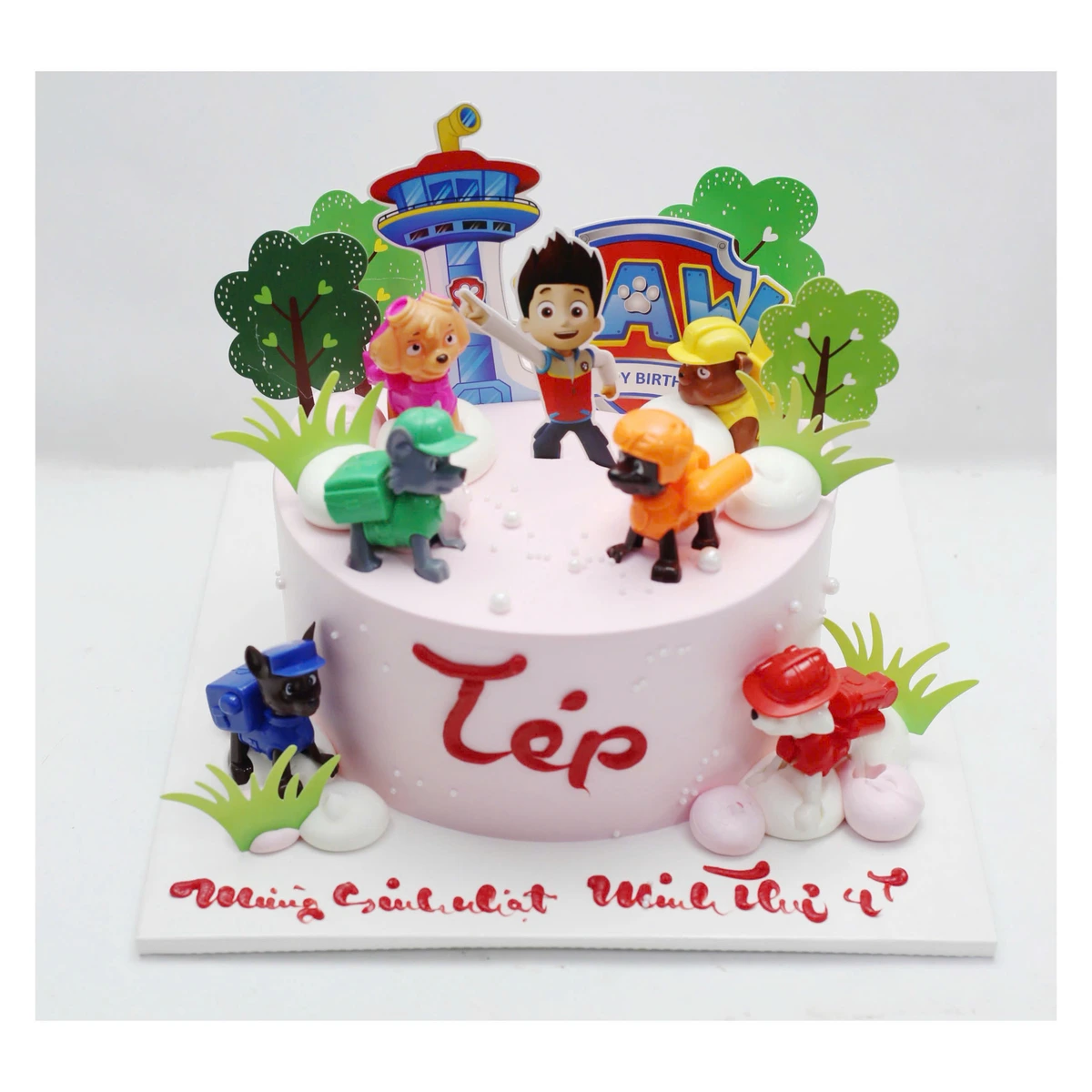 Bánh sinh nhật đội chó cứu hộ Paw Patrol