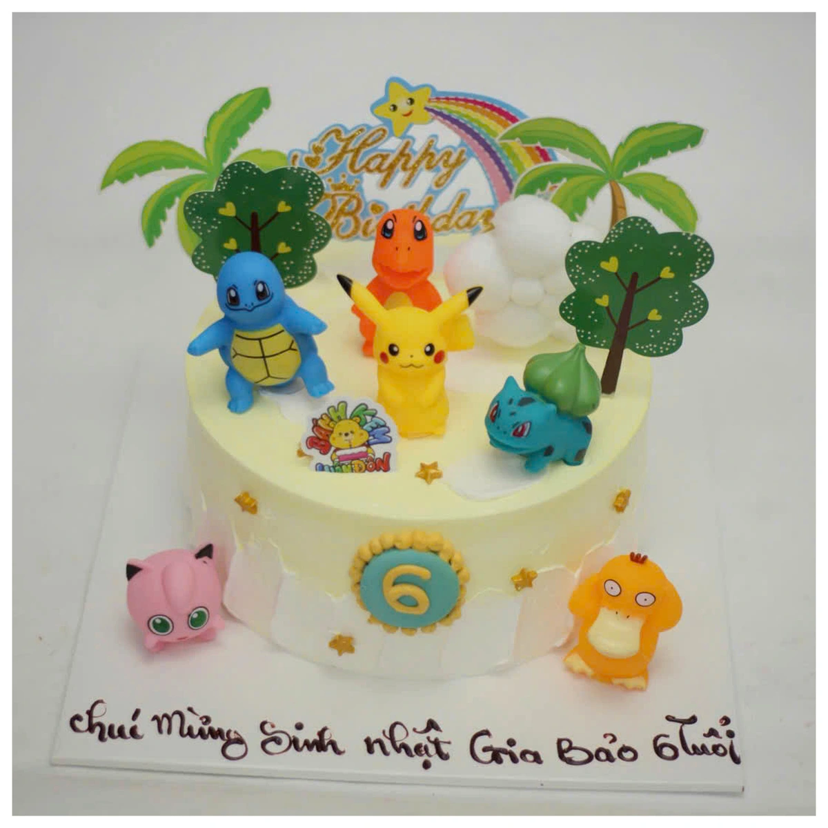 Bánh sinh nhật Pokemon vui nhộn cho bé