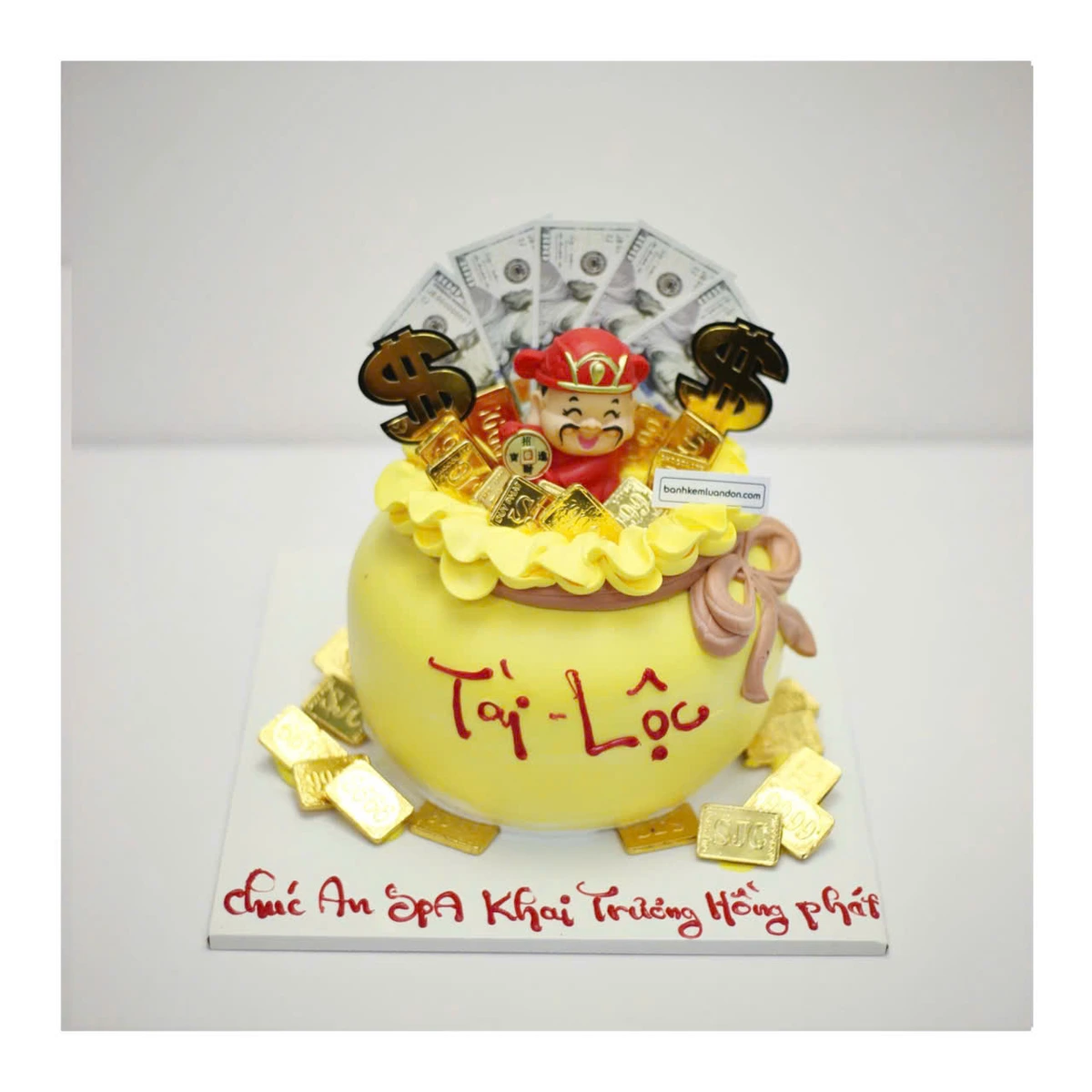 Bánh hũ vàng Thần Tài phát tài phát lộc